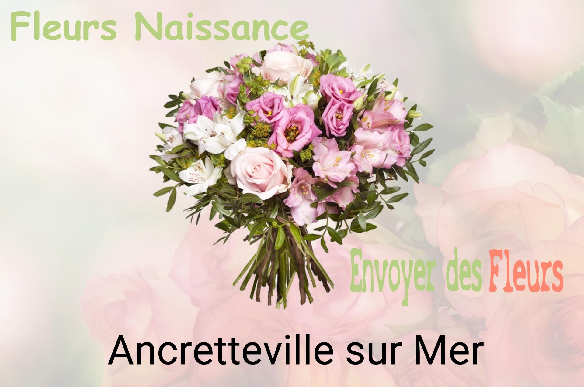 Bouquet de fleurs de naissance livré à Ancretteville-sur-Mer